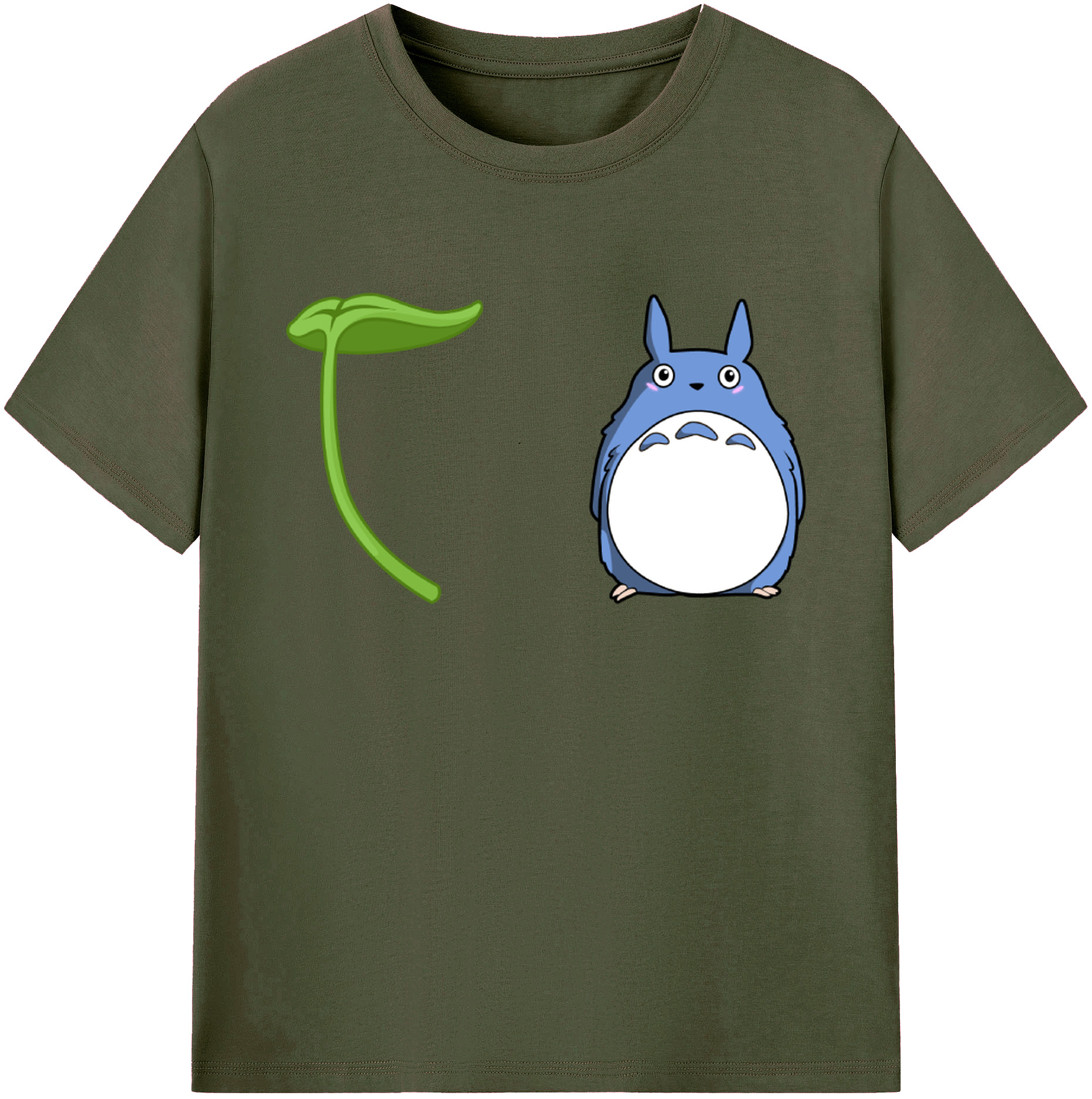 （画像用） となりのトトロ 草壁メイ 草壁サツキ My Neighbor Totoro Satsuki Kusakabe Mei Kusakabe 綿100％ メンズ半袖Tシャツ｜肌触りやわらか＆通気性